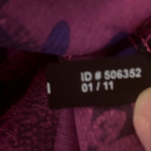 Express Retro Tank-Purple Floral-Flowy-Strappy Sz M-Fairy-Whimsigoth - Picture 7 of 11